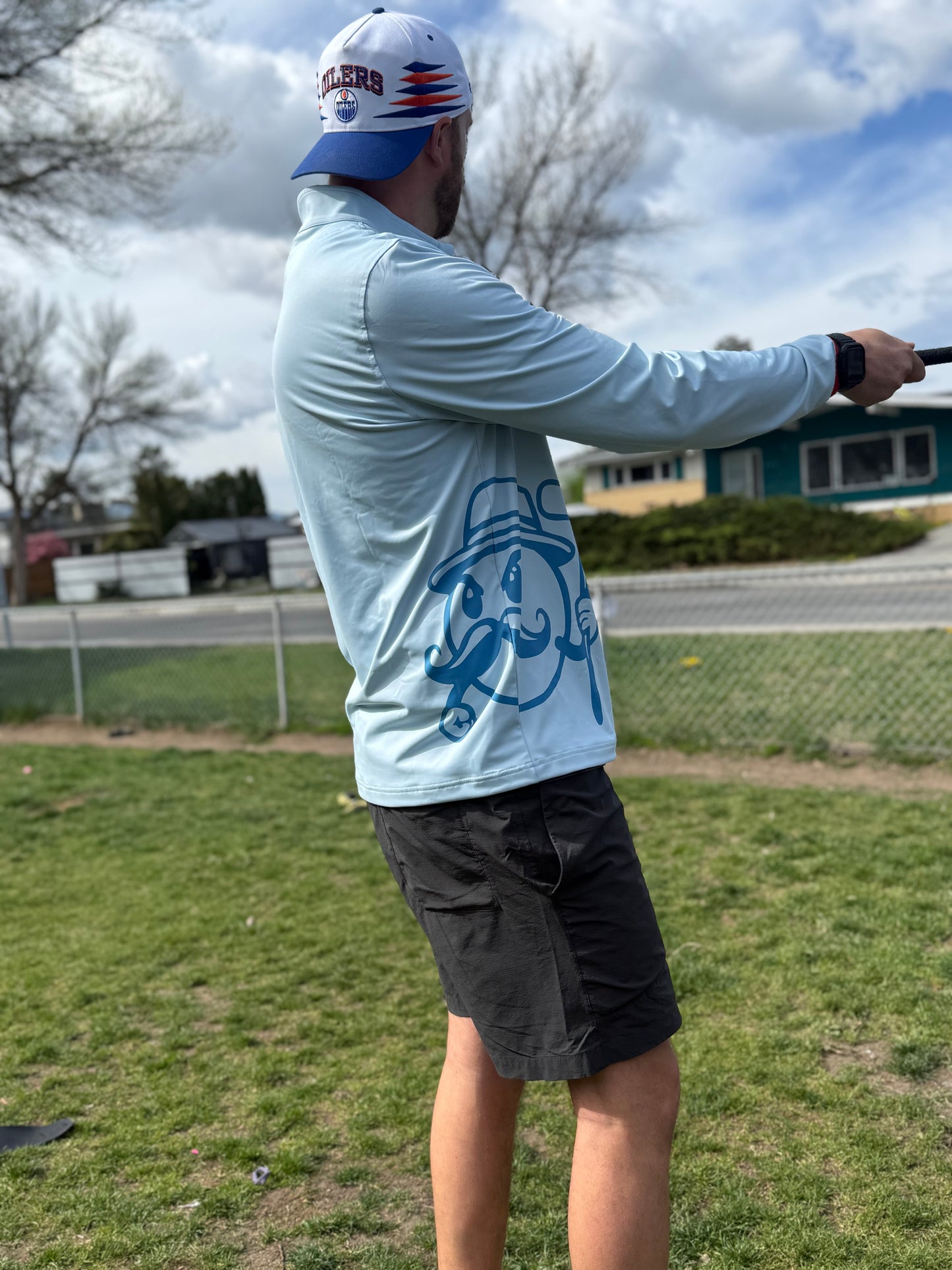 MLGN Water Hazard UV L/S 1/4 Zip