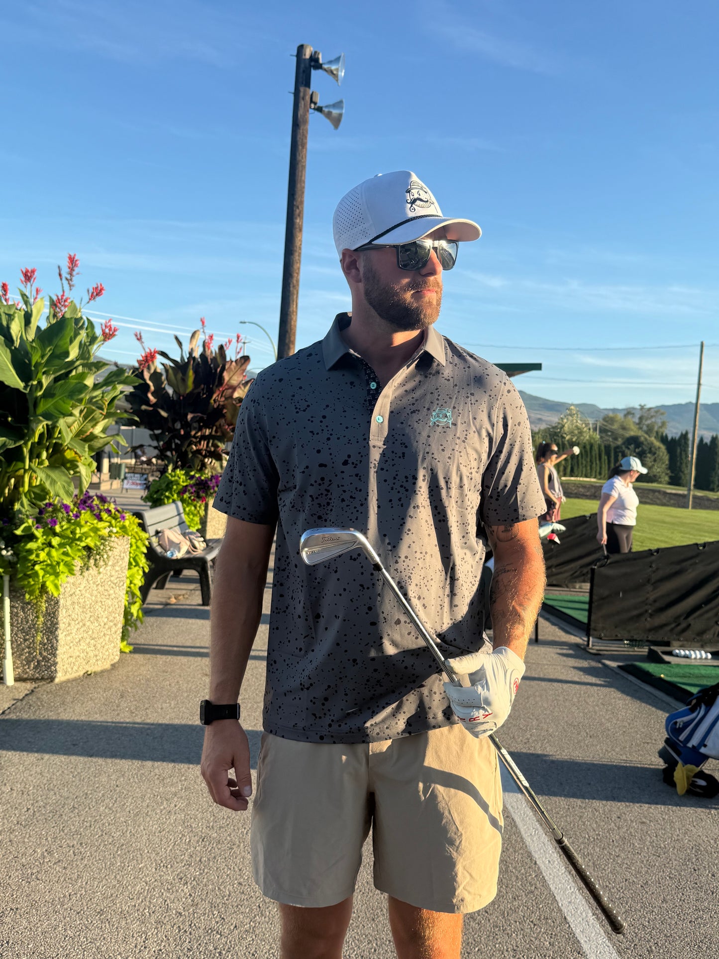 MLGN Splatter Ball Dri-Fit Polo