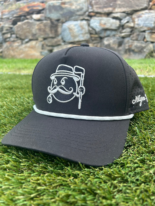 Driver Cement Black Mully Rope Hat