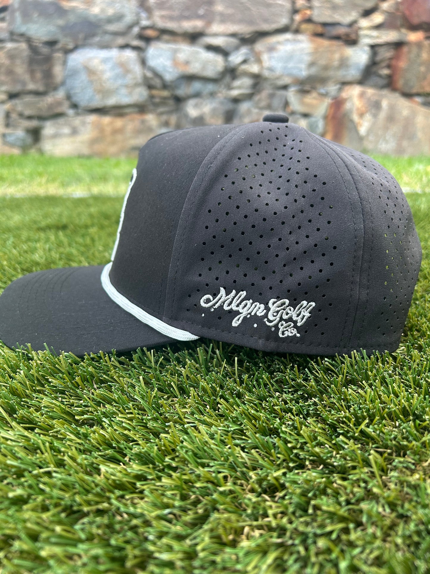Driver Cement Black Mully Rope Hat
