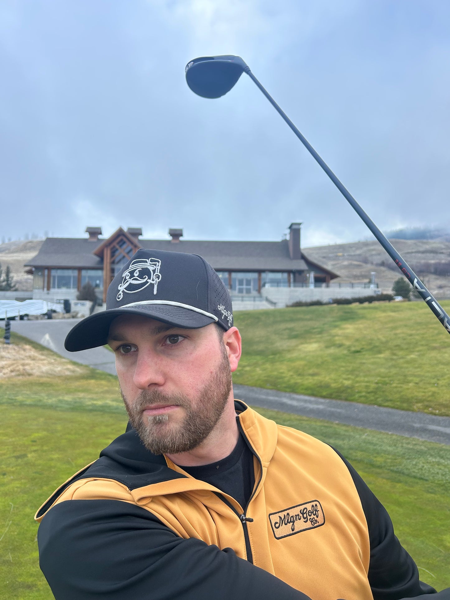 Driver Cement Black Mully Rope Hat