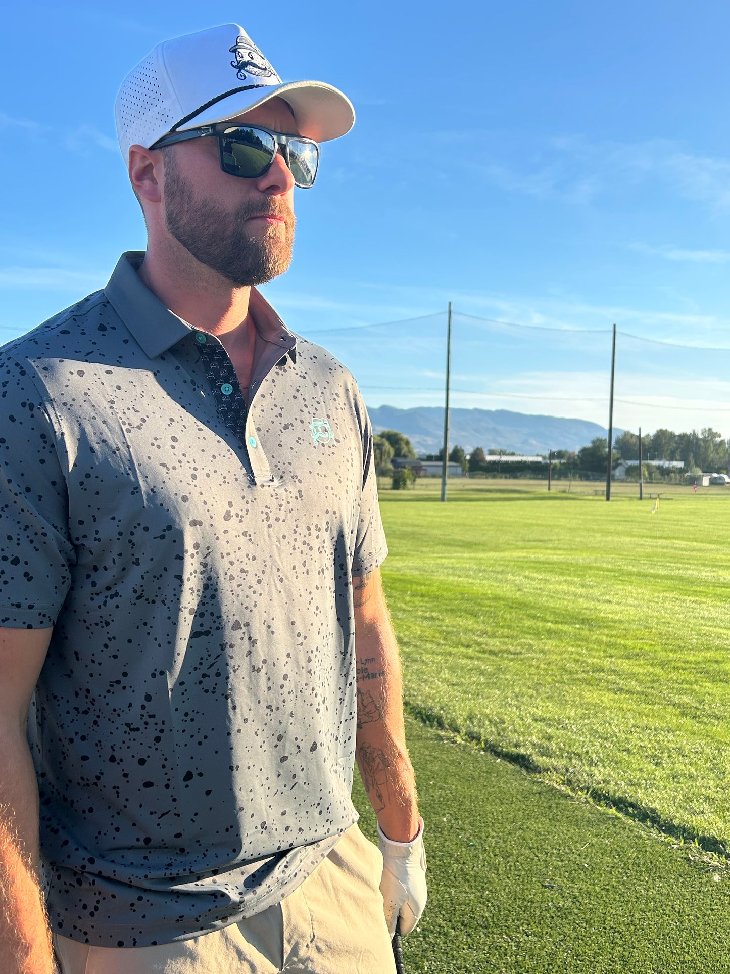 MLGN Splatter Ball Dri-Fit Polo