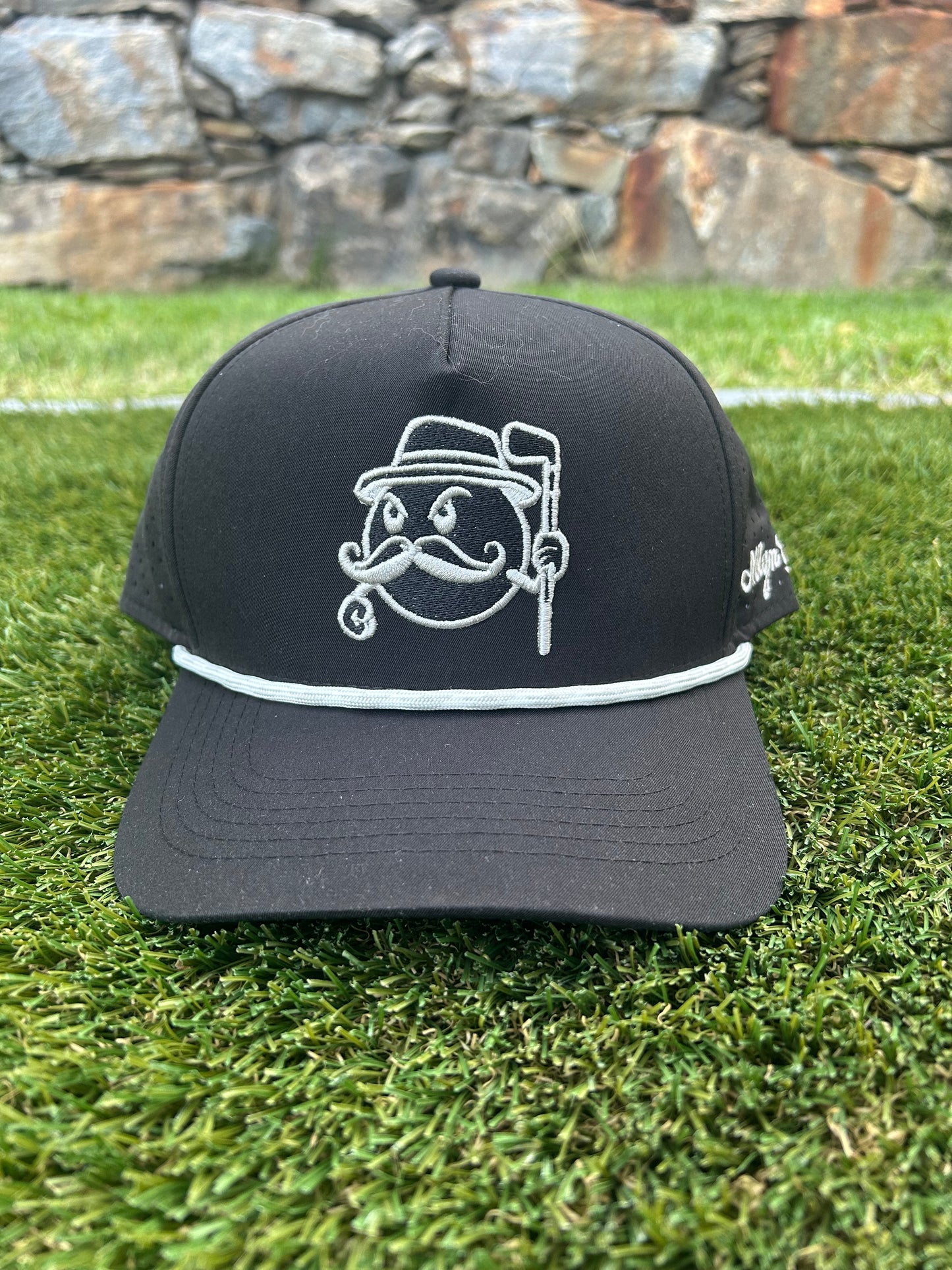 Driver Cement Black Mully Rope Hat