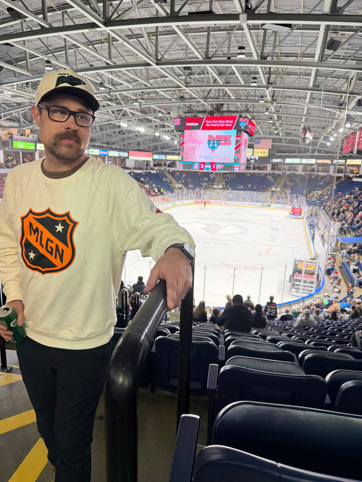 MLGN OFF SZN Hockey L/S Crew Neck Sweatshirt