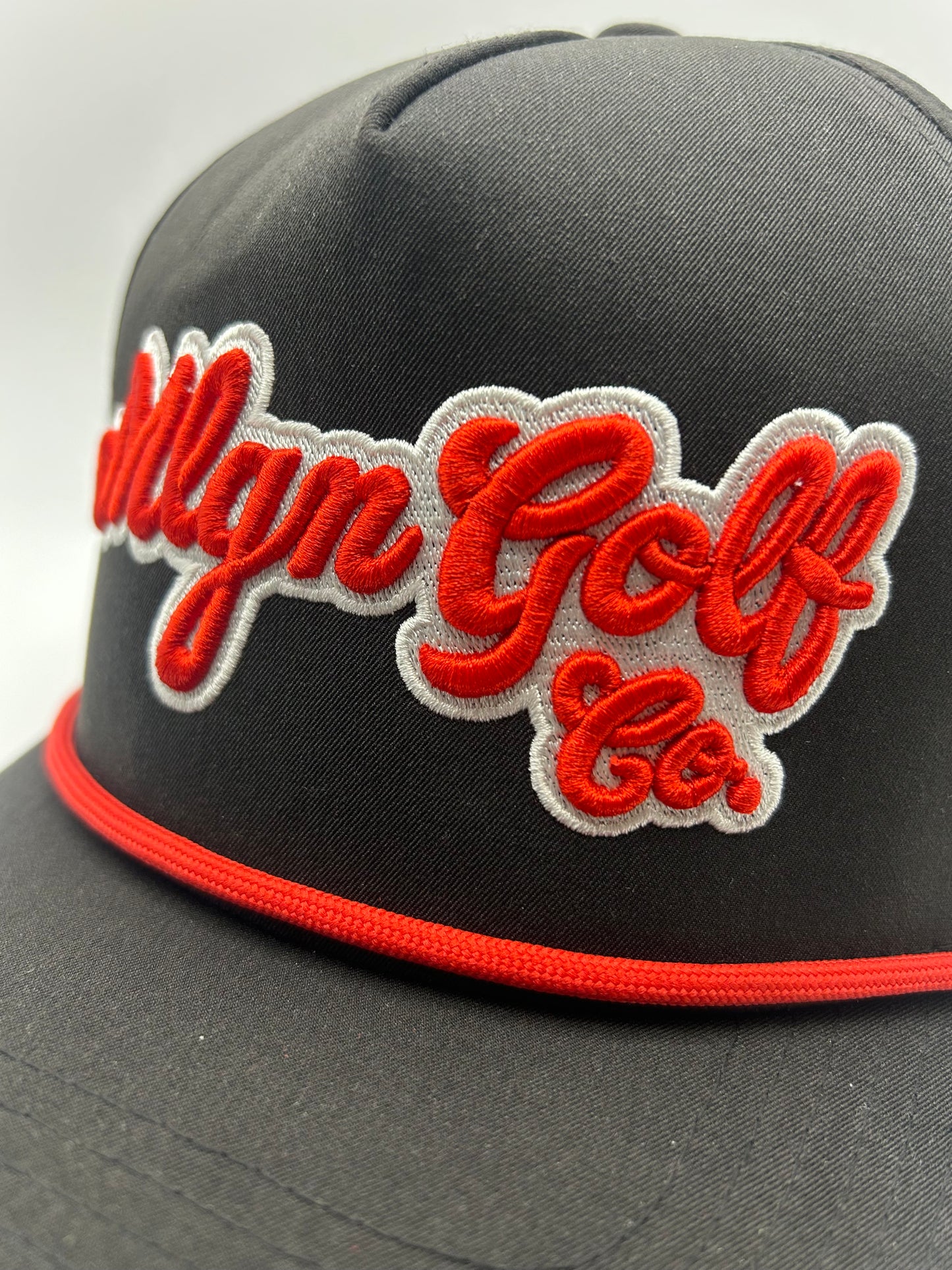 MLGN Red Script Rope Hat