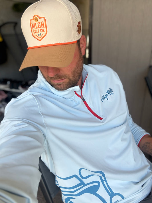 MLGN Water Hazard UV L/S 1/4 Zip