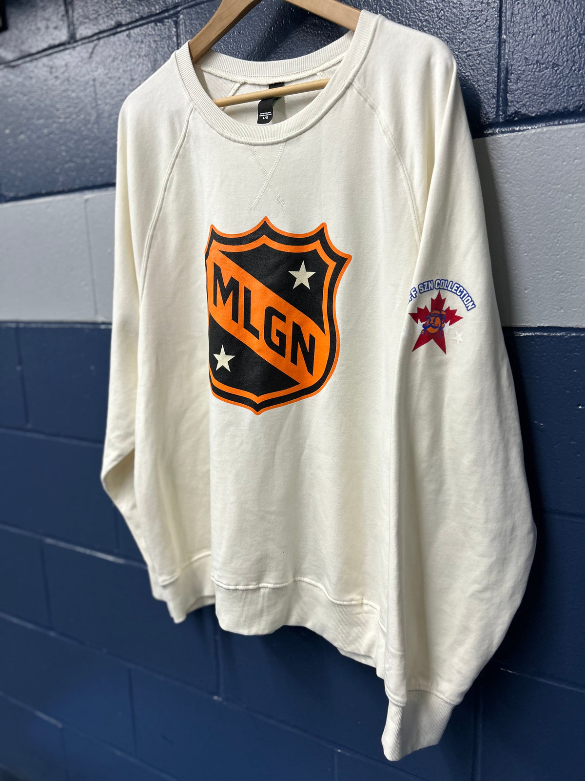 MLGN OFF SZN Hockey L/S Crew Neck Sweatshirt