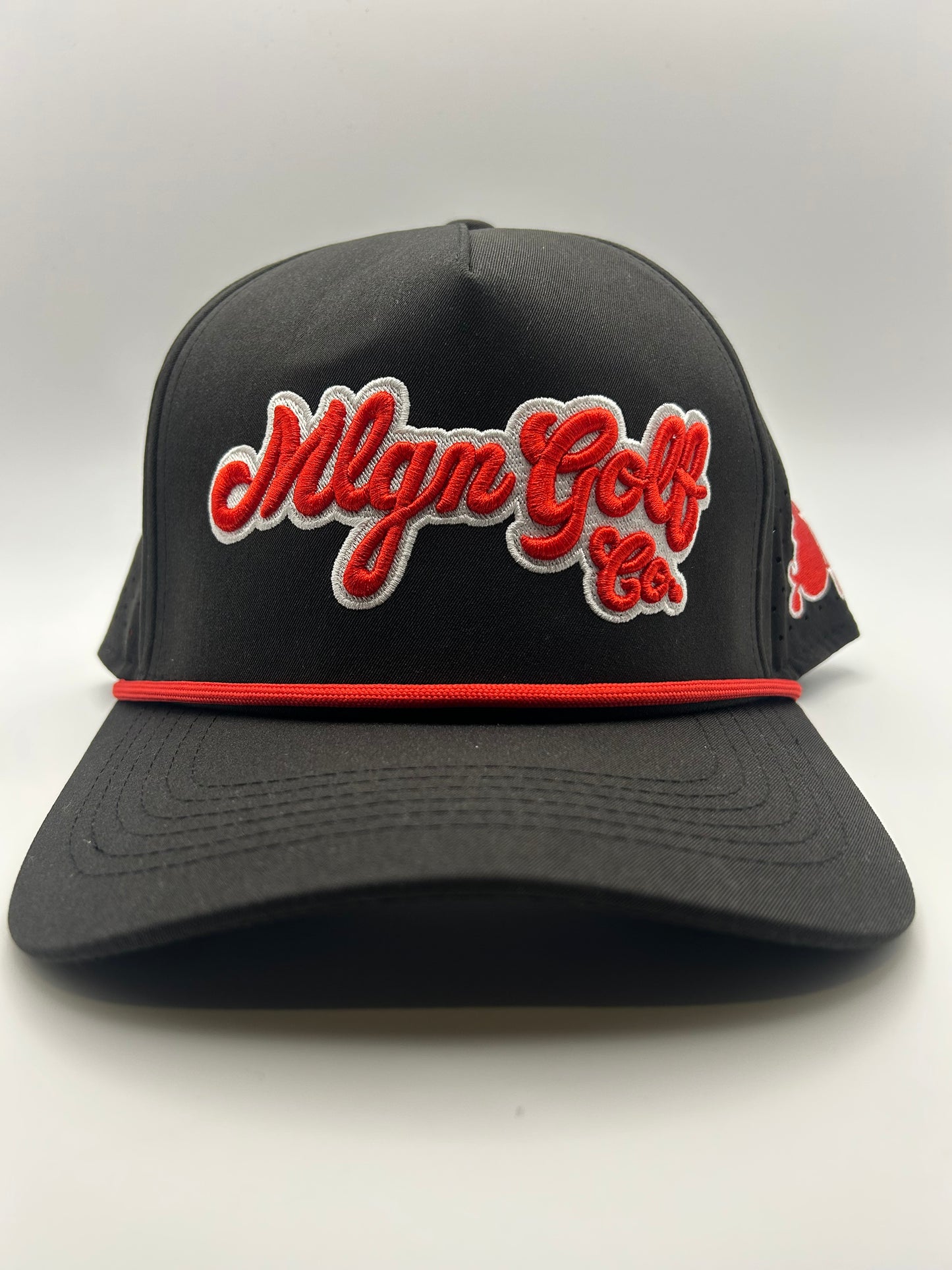 MLGN Red Script Rope Hat