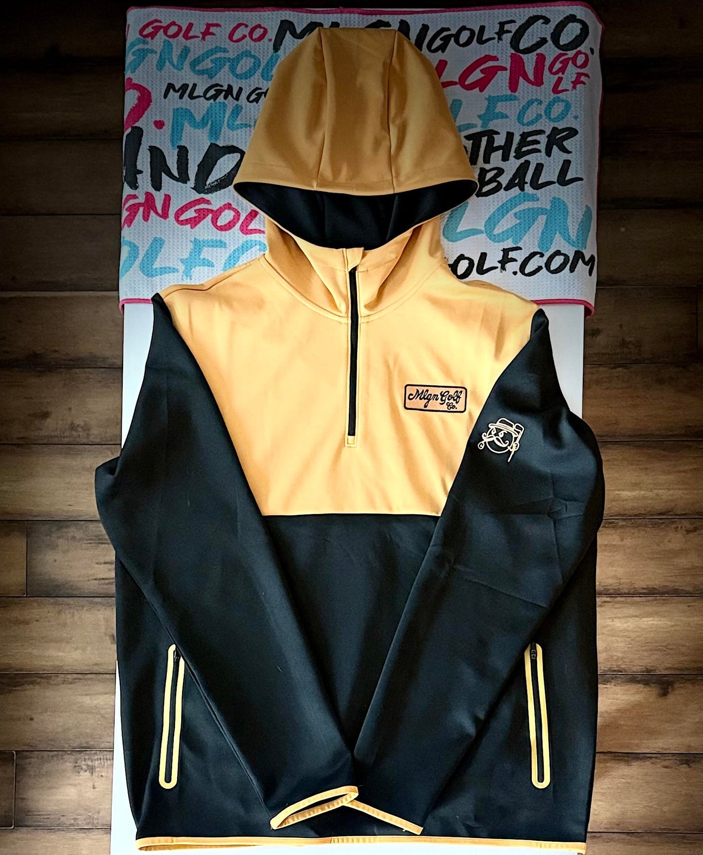 MLGN Golden Tan Performance Hoody